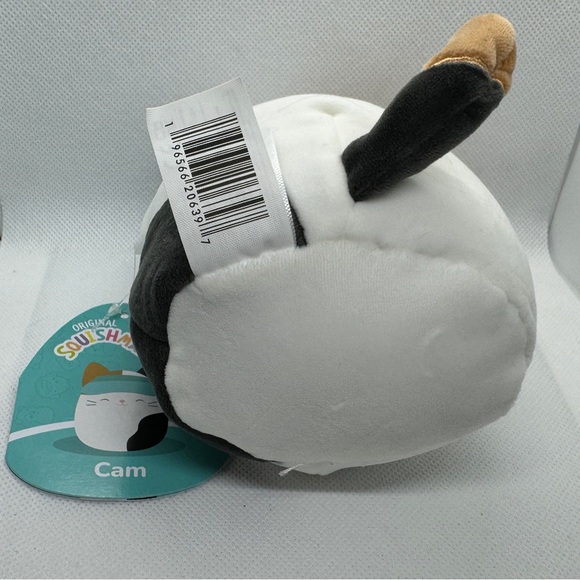 Original Squishmallow 5" Cam The Cat With Visor BRAND NEW WITH TAGS - Picture 3 of 6